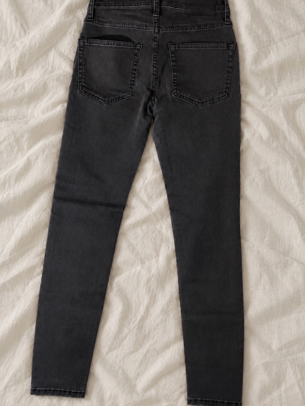 French Connection Women's Skinny Jeans in Washed Black - Picture 3 of 5